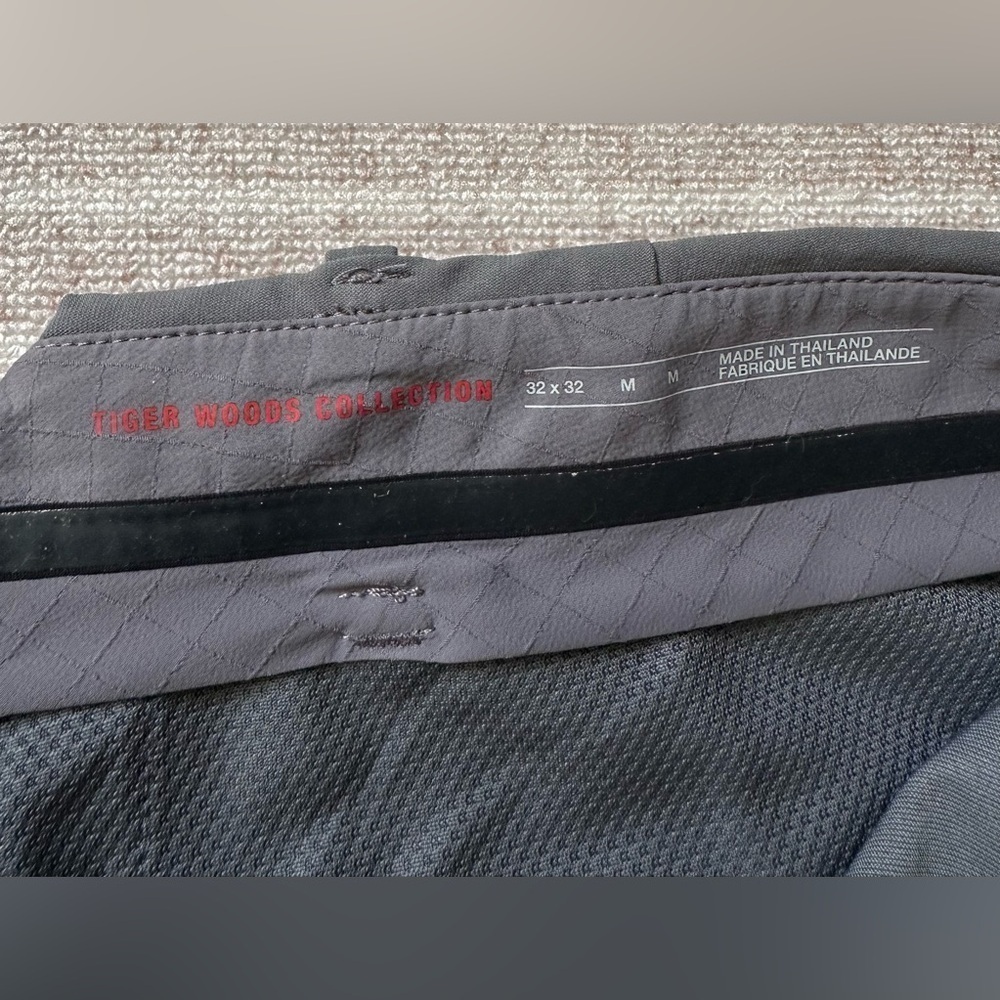 Nike Dri-Fit Tiger Woods Collection Pleated Pants 32x32 M Grey Golf performance - Picture 3 of 13